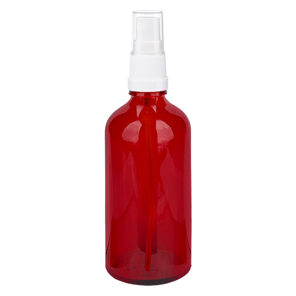100ml Sprayflasche mit weißem Verschluss RedLine UT18/100 UNiTWIST