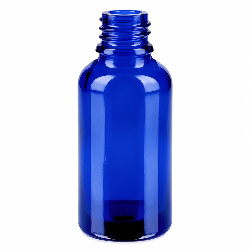 30ml Flasche blaues Glas 11mm Gewinde perfekt für Homöopathie und Naturheilkunde geeignet