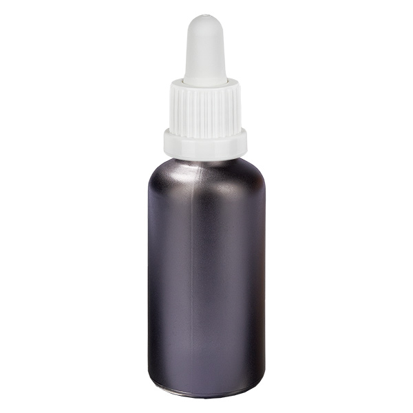 50ml Pipettenflasche weiß Originalitätsverschluss BlackLine UT18/50 50ml Pipettenflasche weiß Originalitätsverschluss BlackLine UT18/50