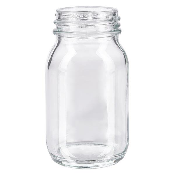 100ml Weithalsflasche Klarglas