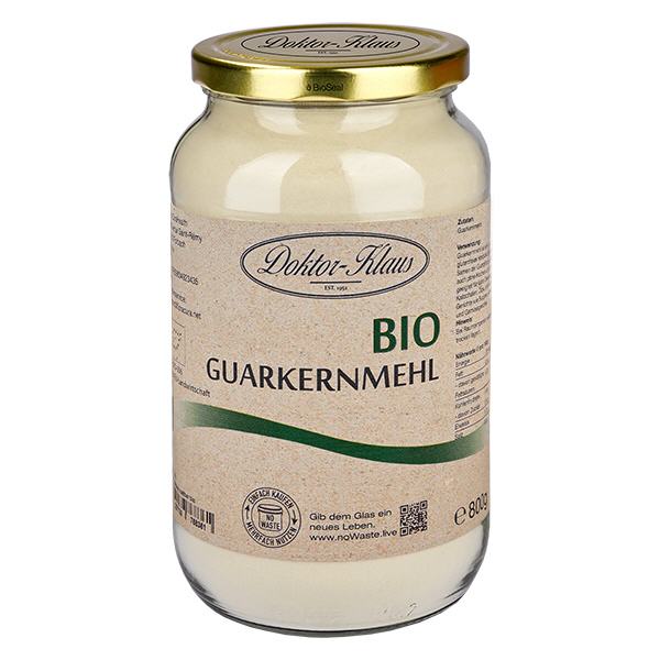 Guarkernmehl Bio 800g Doktor-Klaus noWaste Guarkernmehl Bio 800g Doktor-Klaus noWaste