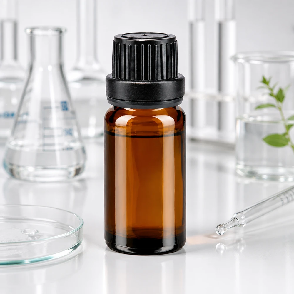 Apothekenflasche braun 10ml Tropfverschluss Giessring 2mm schwarz Originalitätsverschluss Braune UV-Schutz Glasflasche 10ml mit Originalitätsverschluss schwarz und 2mm Dosieraufsatz