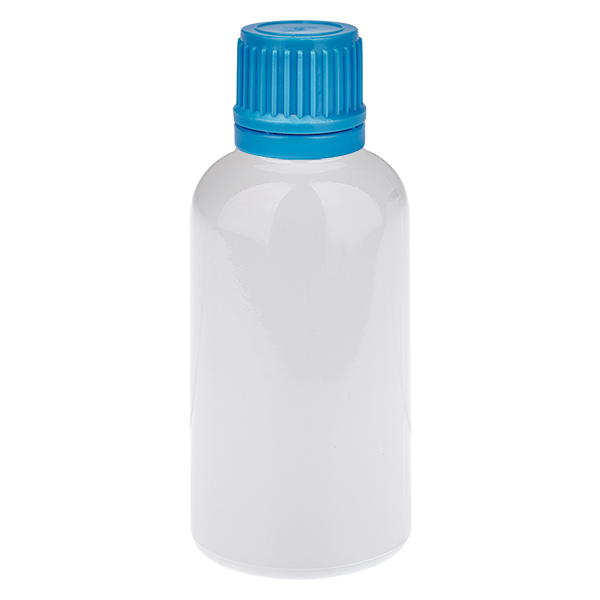 30ml Flasche 11mm Schraubverschluss blau Originalitätsverschluss WhiteLine UT18/30