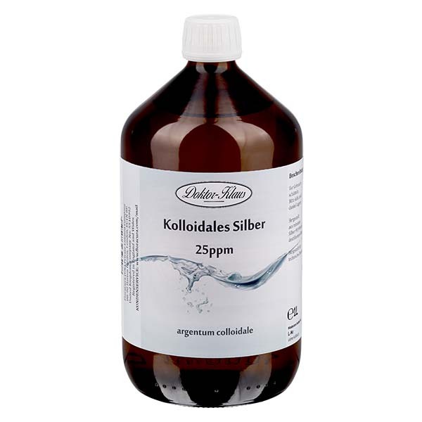 Kolloidales Silber 25ppm 1000ml Doktor-Klaus