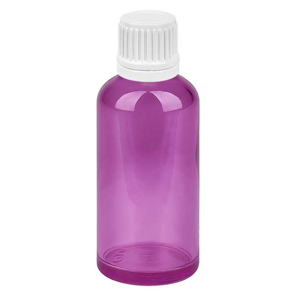 50ml Tropfflasche 0.7mm weiss Originalität Schraubverschlusserschluss  PurpleLine UT18/50