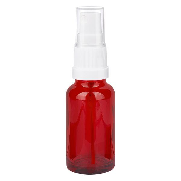 20ml Sprayflasche mit weißem Verschluss RedLine UT18/20 UNiTWIST