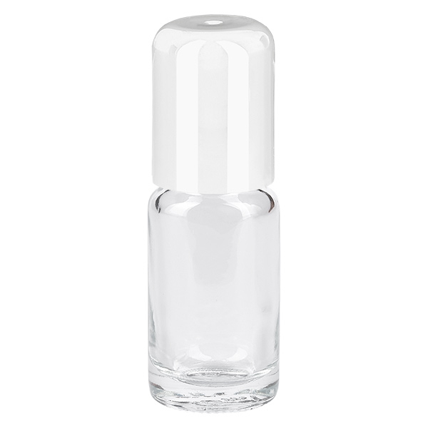 10ml Roll-On Flasche weiß Standardverschluss ClearLine UT18/10 10ml Roll-On Flasche weiß Standardverschluss ClearLine UT18/10