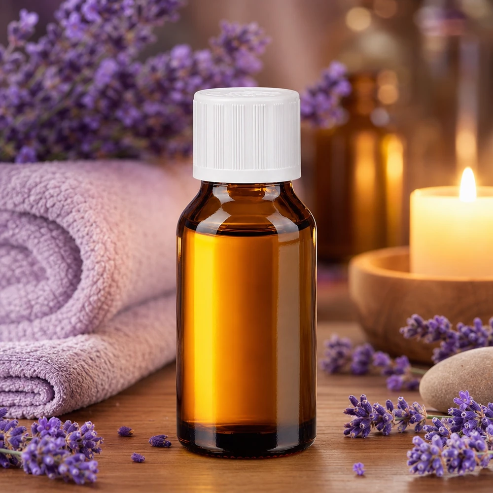 Apothekerflasche 30ml Braunglas weißer Kindersicherheitsverschluss für Naturkosmetik und Öle