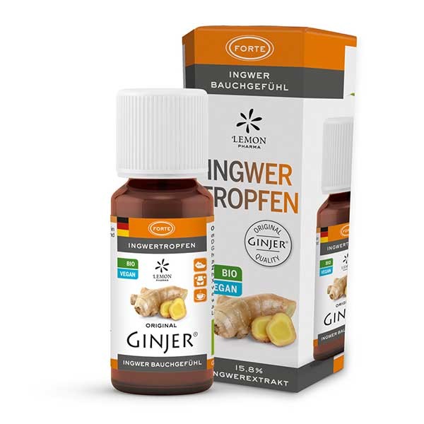 Ginjer Tropfen 20ml - BIO-Ingwerextrakt Ginjer Tropfen 20ml - BIO-Ingwerextrakt