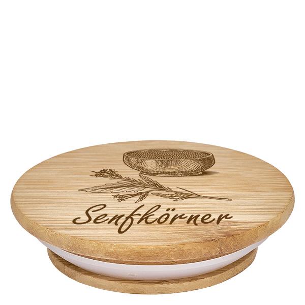 Holzdeckel "Senfkörner" für WECK RR60