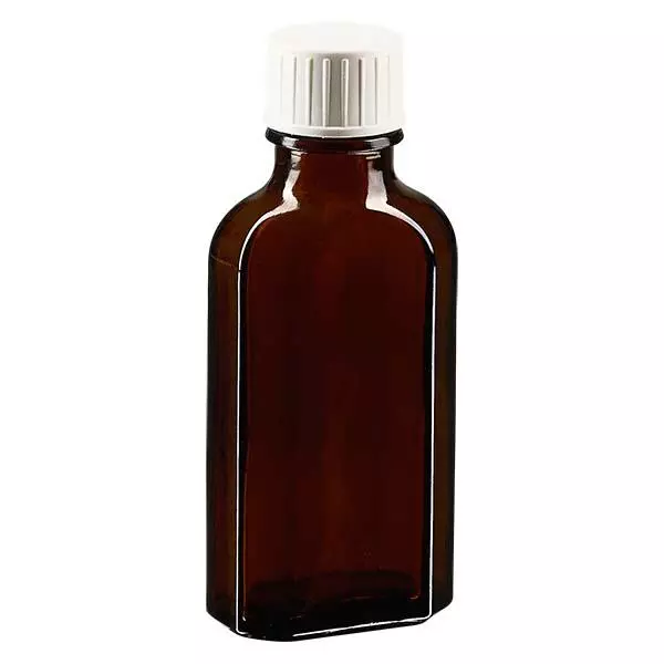 50 ml Meplat braun Schraubverschluss mit Giessring 50 ml Meplat braun Schraubverschluss mit Giessring