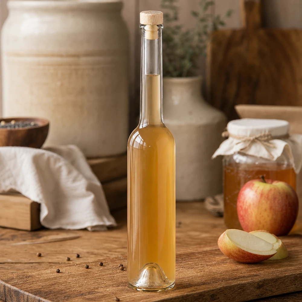 100ml Glasflasche "Hugo" mit Holzgriff-Korken UNiTWIST 100ml Glasflasche "Hugo" mit Holzgriff-Korken UNiTWIST