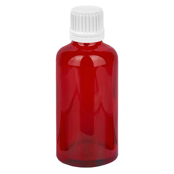 50ml Flasche 11mm Schraubverschluss weiß Originalitätsverschluss RedLine UT18/50 50ml Flasche 11mm Schraubverschluss weiß Originalitätsverschluss RedLine UT18/50