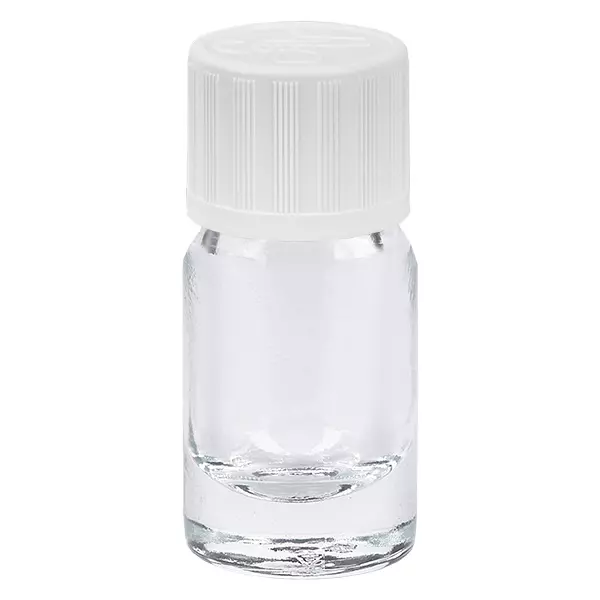 5ml Tropfflasche 1.2mm weiß Standardverschluss Kindersicherung ClearLine UT18/5 5ml Tropfflasche 1.2mm weiß Standardverschluss Kindersicherung ClearLine UT18/5