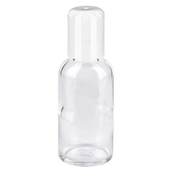 30ml Roll-On Flasche weiß Standardverschluss ClearLine UT18/30 30ml Roll-On Flasche weiß Standardverschluss ClearLine UT18/30