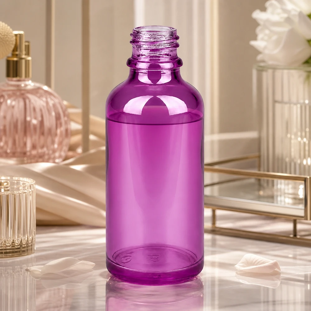 50ml Apothekenflasche PurpleLine UT18/50 UNiTWIST Lichtschutz Glasflasche PurpleLine UT18/50 UNiTWIST 50ml in Violett zum Schutz lichtempfindlicher Substanzen