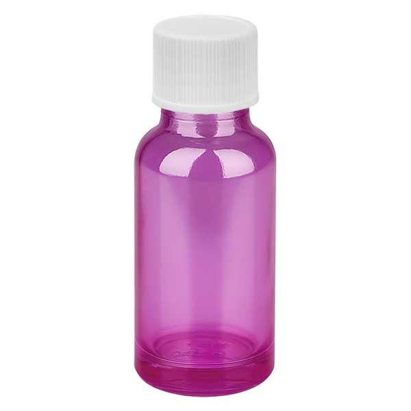 20ml Flasche 11mm Schraubverschluss weiss Standard PurpleLine UT18/20