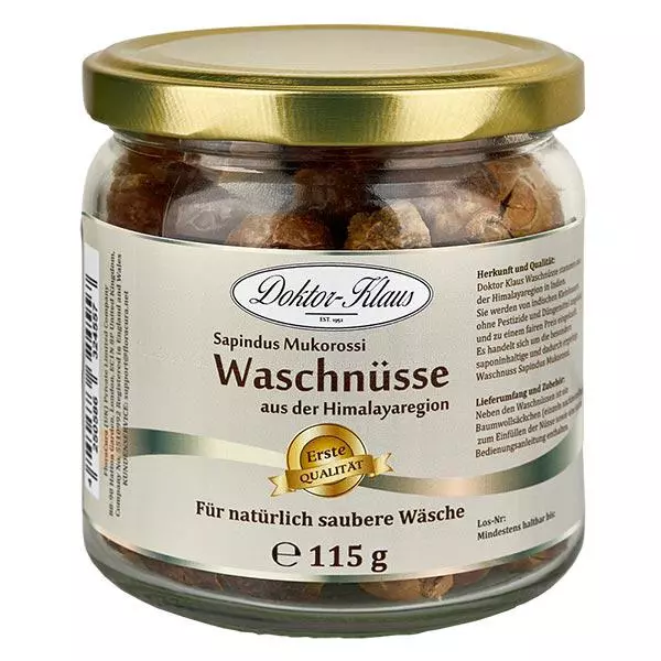 Waschnüsse im Glas 115g Doktor-Klaus Waschnüsse im Glas 115g Doktor-Klaus