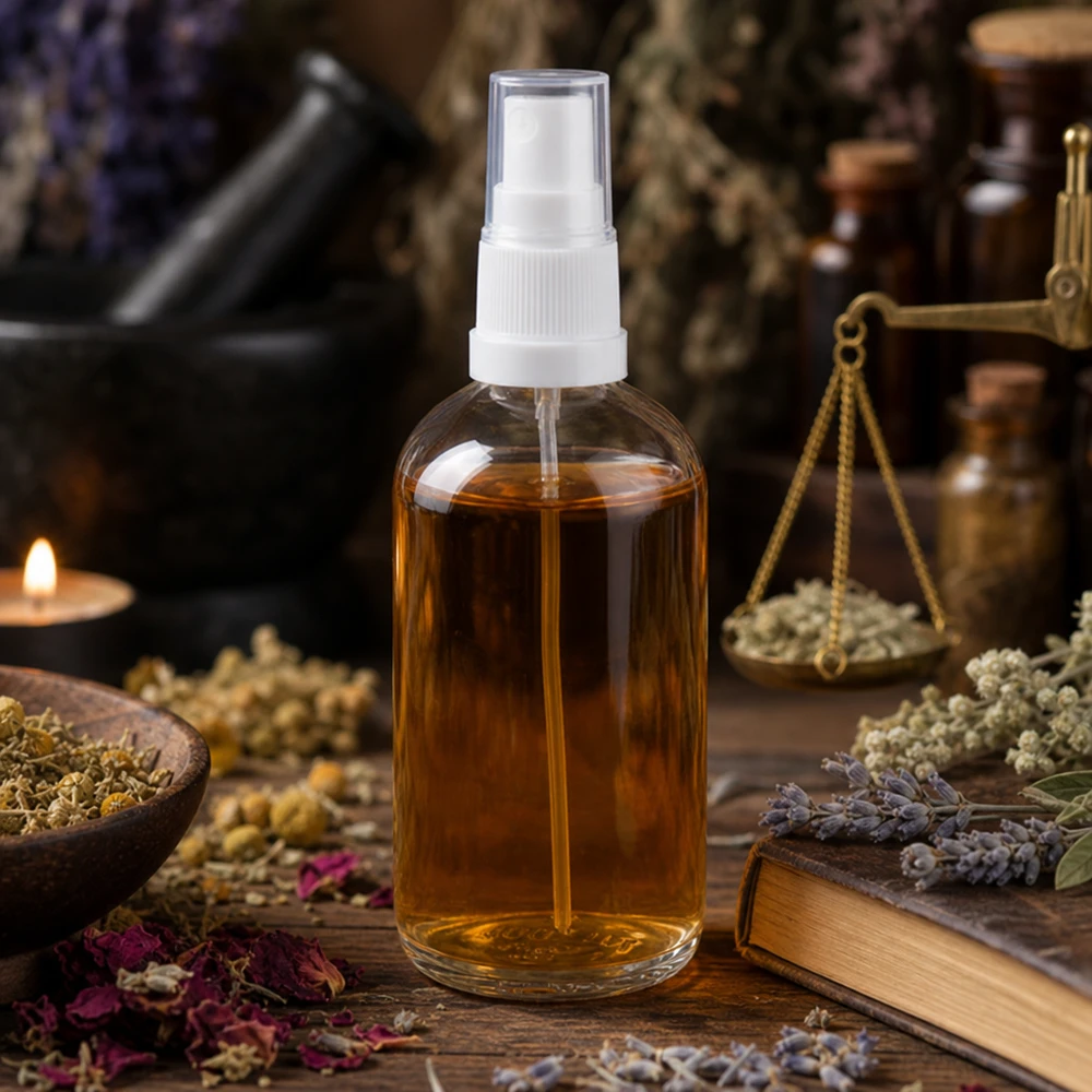 100ml Sprayflasche weiß/transparent Standardverschluss ClearLine UT18/100 Sprühflasche aus Glas 100ml weiß befüllbar für Naturkosmetik ClearLine UT18
