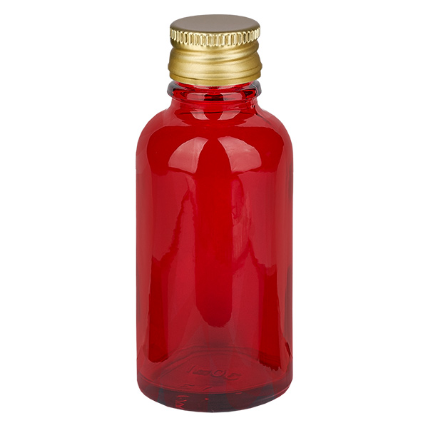 30ml Flasche 11mm Schraubverschluss Alu-Gold Standard RedLine UT18/30