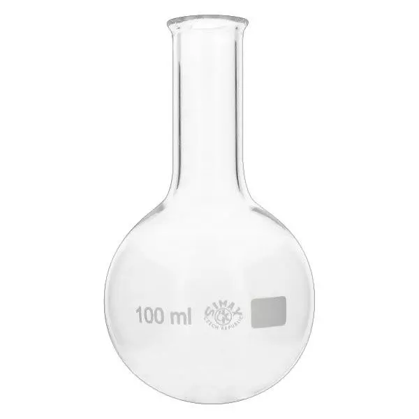 Rundkolben 100ml Enghals