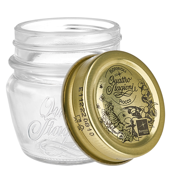 80ml Rundglas "Quattro Stagioni" mit Deckel