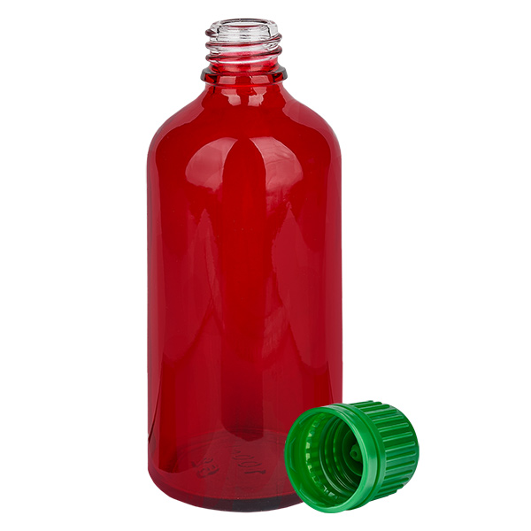 100ml Flasche 11mm Schraubverschluss grün Originalitätsverschluss RedLine UT18/100 100ml Flasche 11mm Schraubverschluss grün Originalitätsverschluss RedLine UT18/100