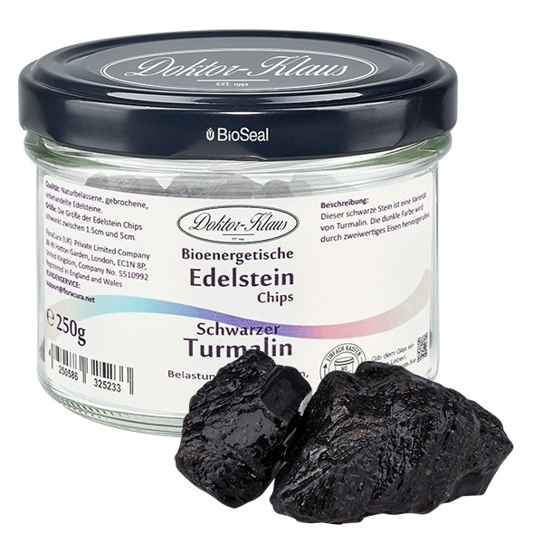 Turmalin schwarz Natur Edelsteine Doktor-Kl. noW.