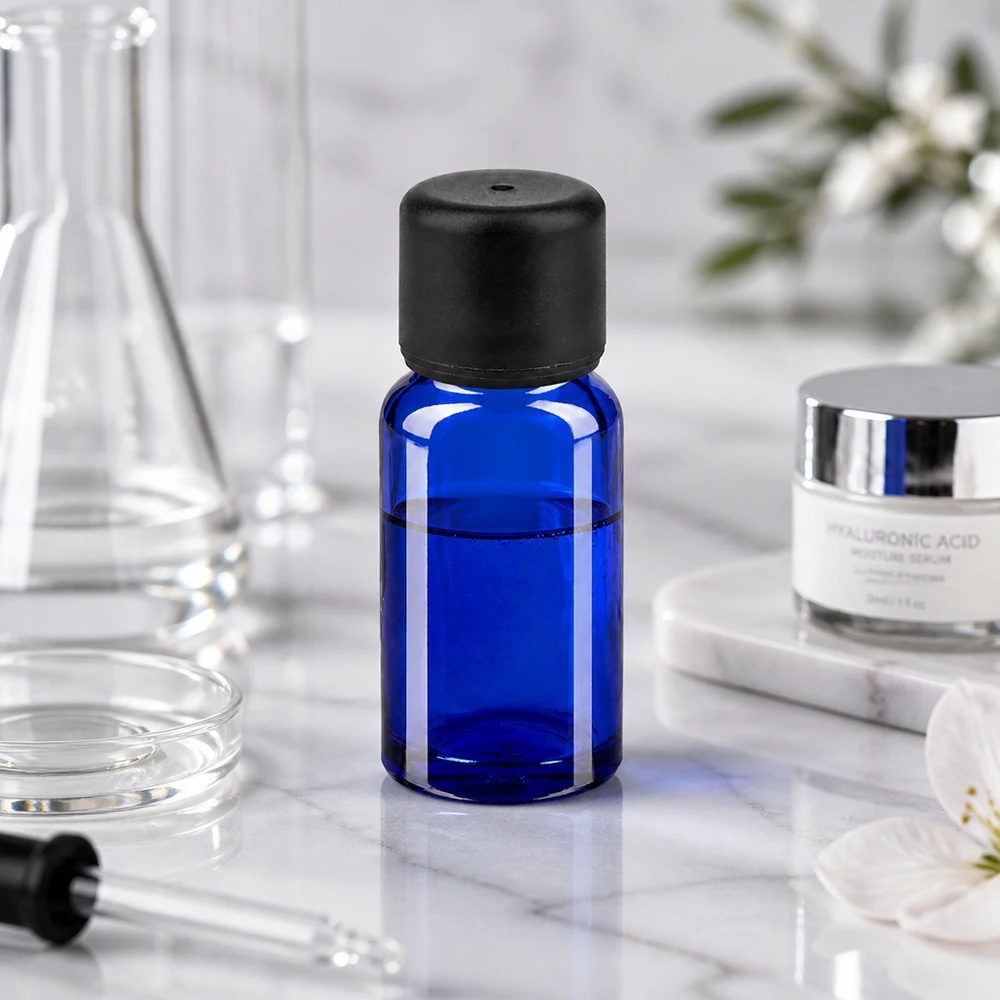 10ml Flasche 11mm Schraubverschluss schwarz Originalitätsverschluss BlueLine UT18/10