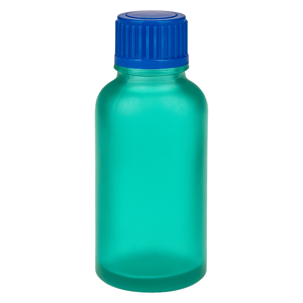 30ml Flasche 11mm Schraubverschluss blau Standard GreenLine UT18/30 30ml Flasche 11mm Schraubverschluss blau Standard GreenLine UT18/30