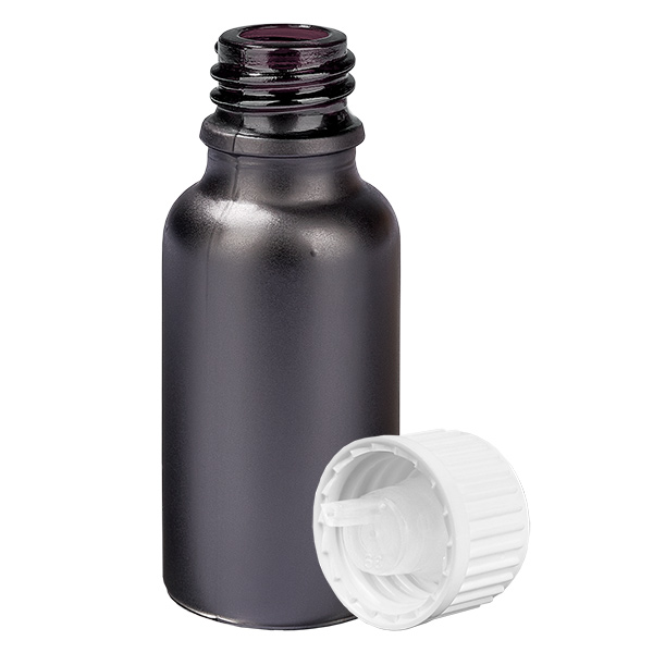 20ml Tropfflasche 0.9mm weiß Standardverschluss BlackLine UT18/20 20ml Tropfflasche 0.9mm weiß Standardverschluss BlackLine UT18/20