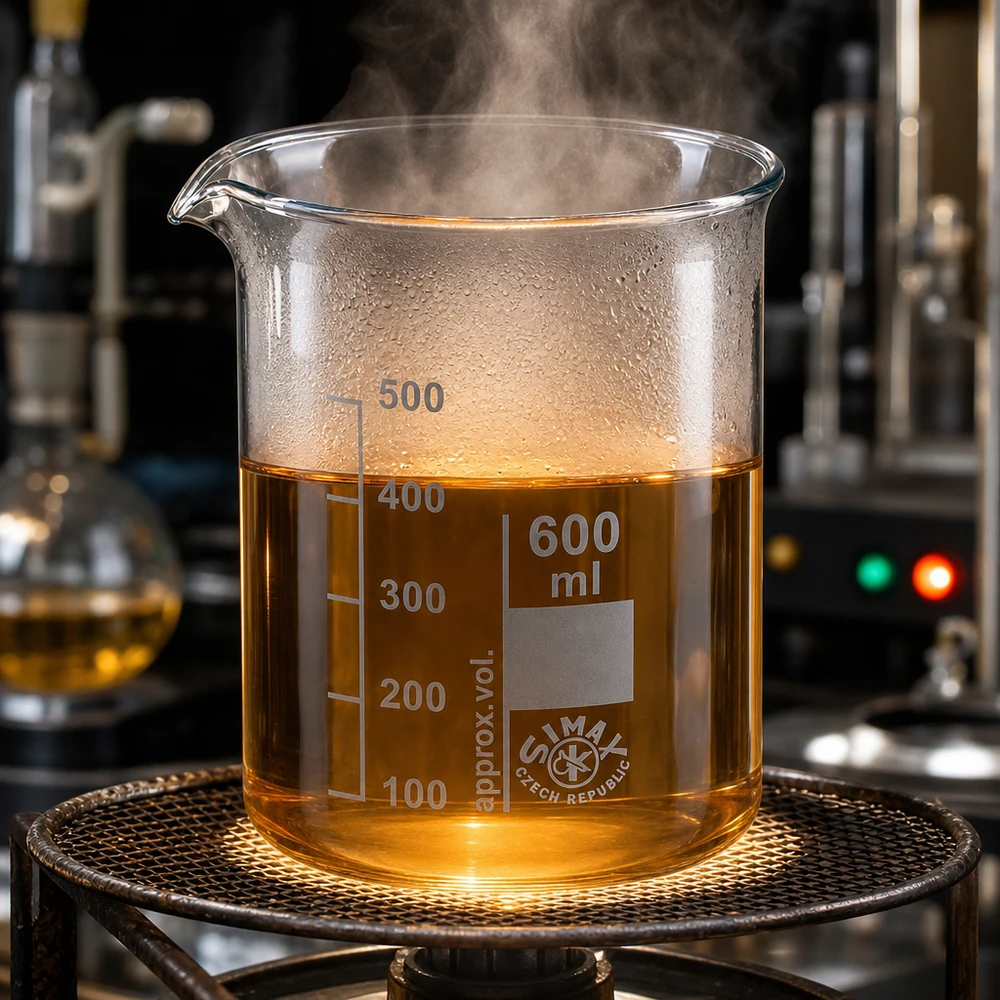 Chemiebeständiges Becherglas 600ml niedrige Form ideal für Experimente und Messungen im Labor