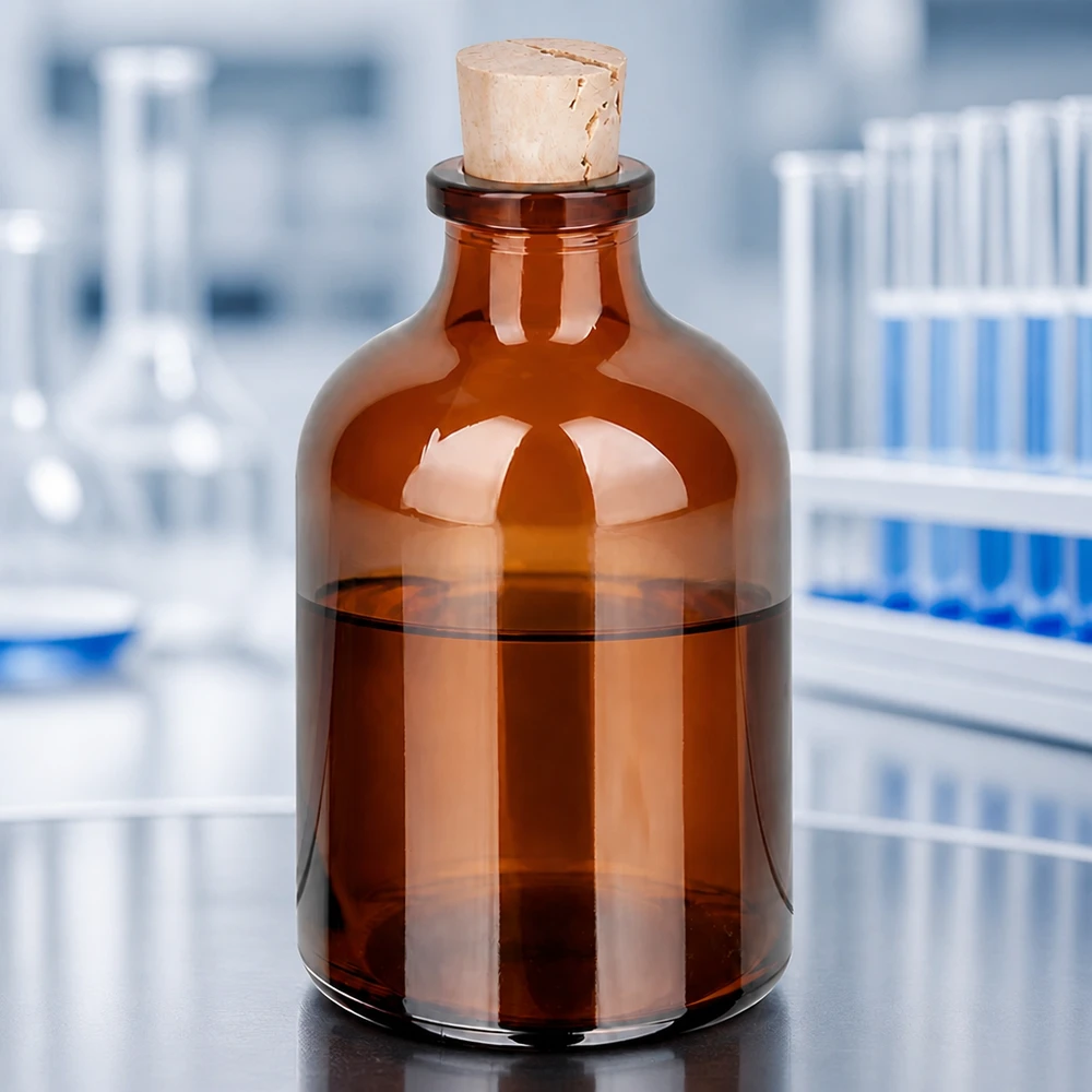 Handliche Braunglasflasche 50ml mit Korken als Verpackungslösung für Naturheilmittel