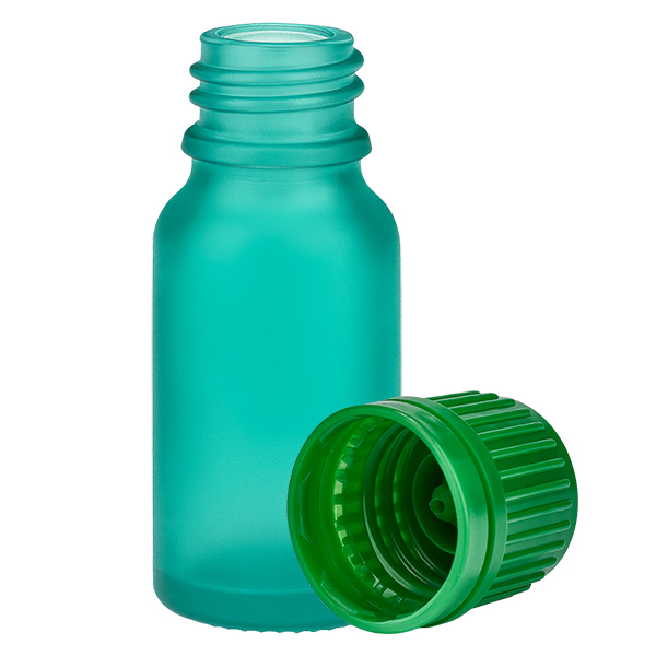 10ml Flasche 11mm Schraubverschluss grün Originalitätsverschluss GreenLine UT18/10 10ml Flasche 11mm Schraubverschluss grün Originalitätsverschluss GreenLine UT18/10