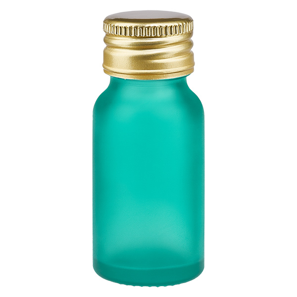 10ml Flasche 11mm Schraubverschluss Alu-Gold Standard GreenL. UT18/10 10ml Flasche 11mm Schraubverschluss Alu-Gold Standard GreenL. UT18/10