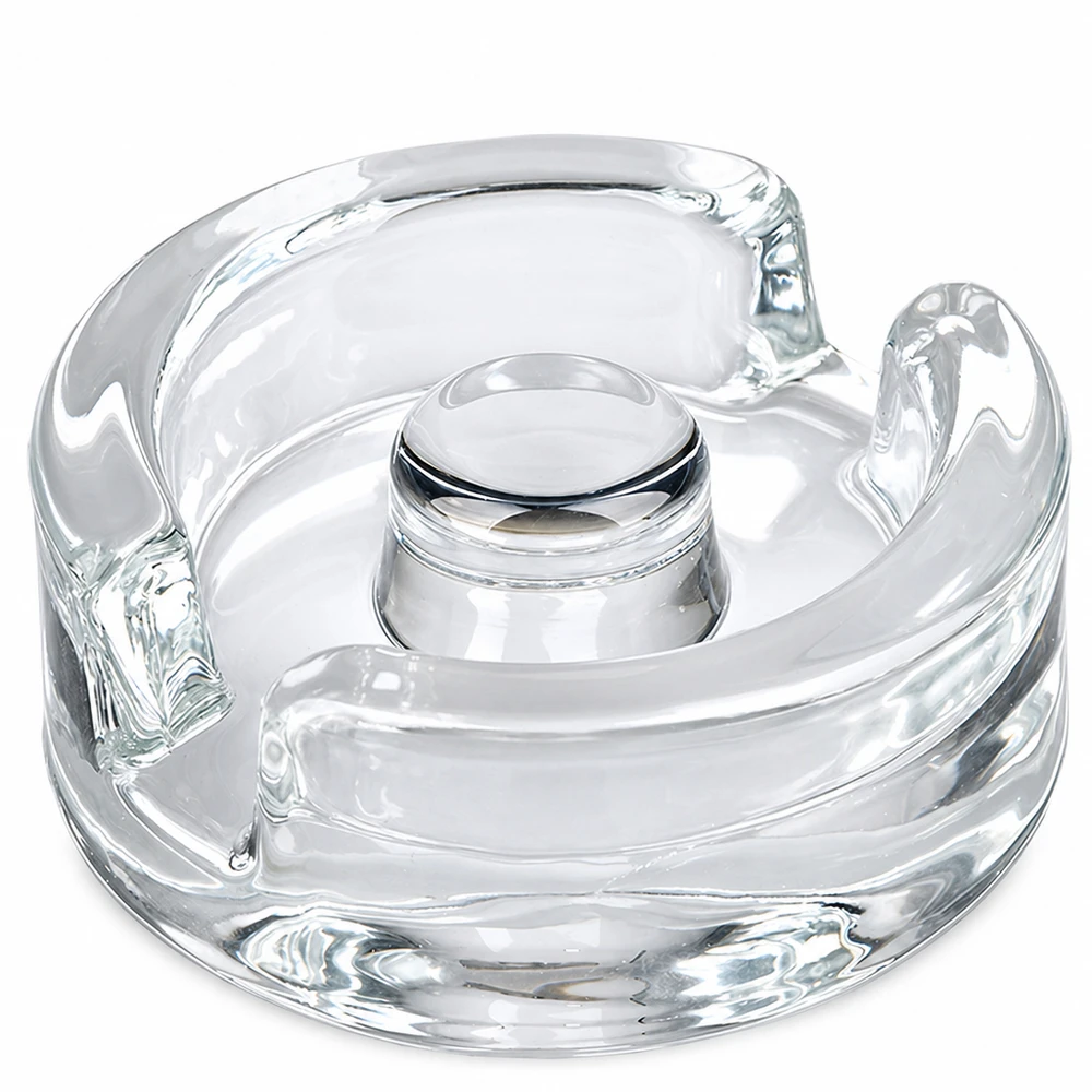 Einzelnes UNiTWIST Fermentier-Glasgewicht mit praktischem Griff aus klarem Glas für Einmachgläser