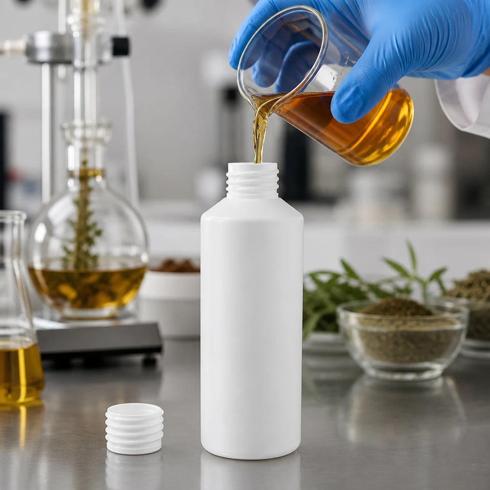 Apothekenflasche HDPE 100ml weiß, ohne Verschluss Kleine weiße HDPE Flasche 100ml ohne Verschluss ideal für Naturkosmetik und Extrakte