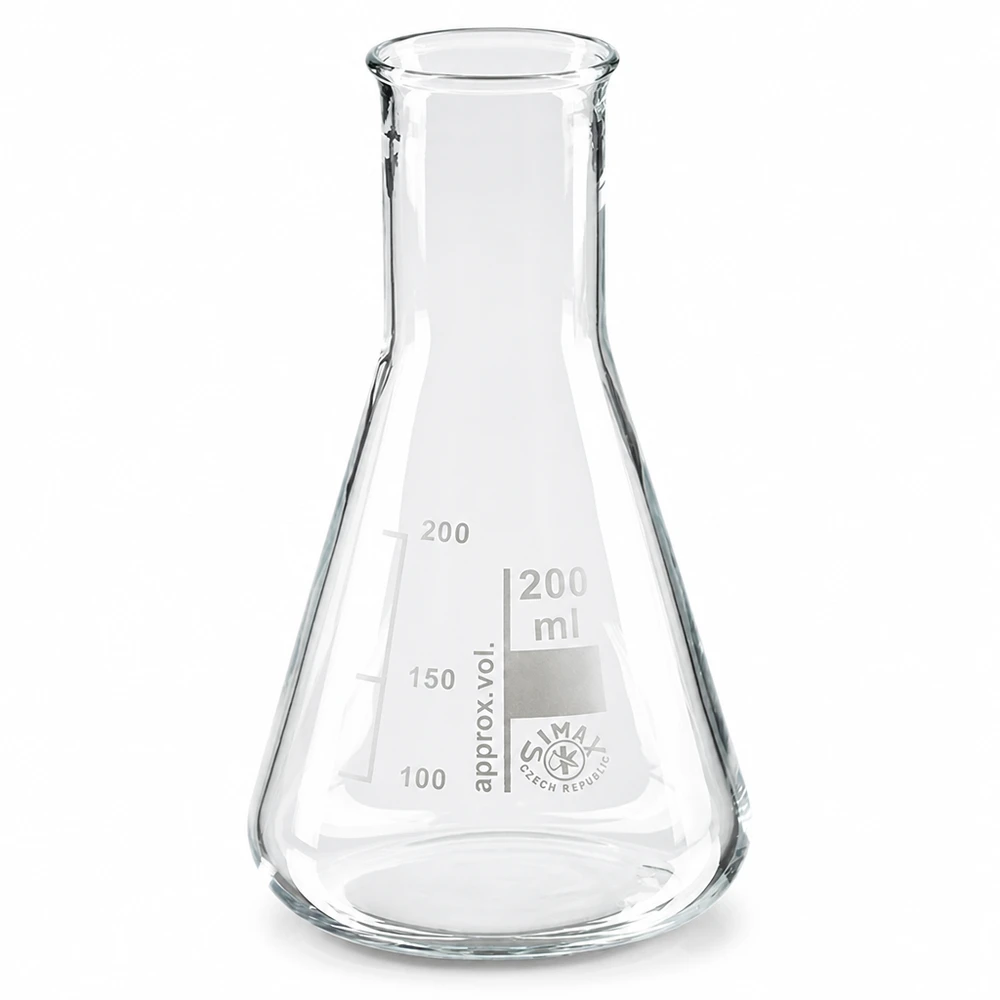 Erlenmeyerkolben 200ml Enghals Erlenmeyerkolben 200ml Enghals