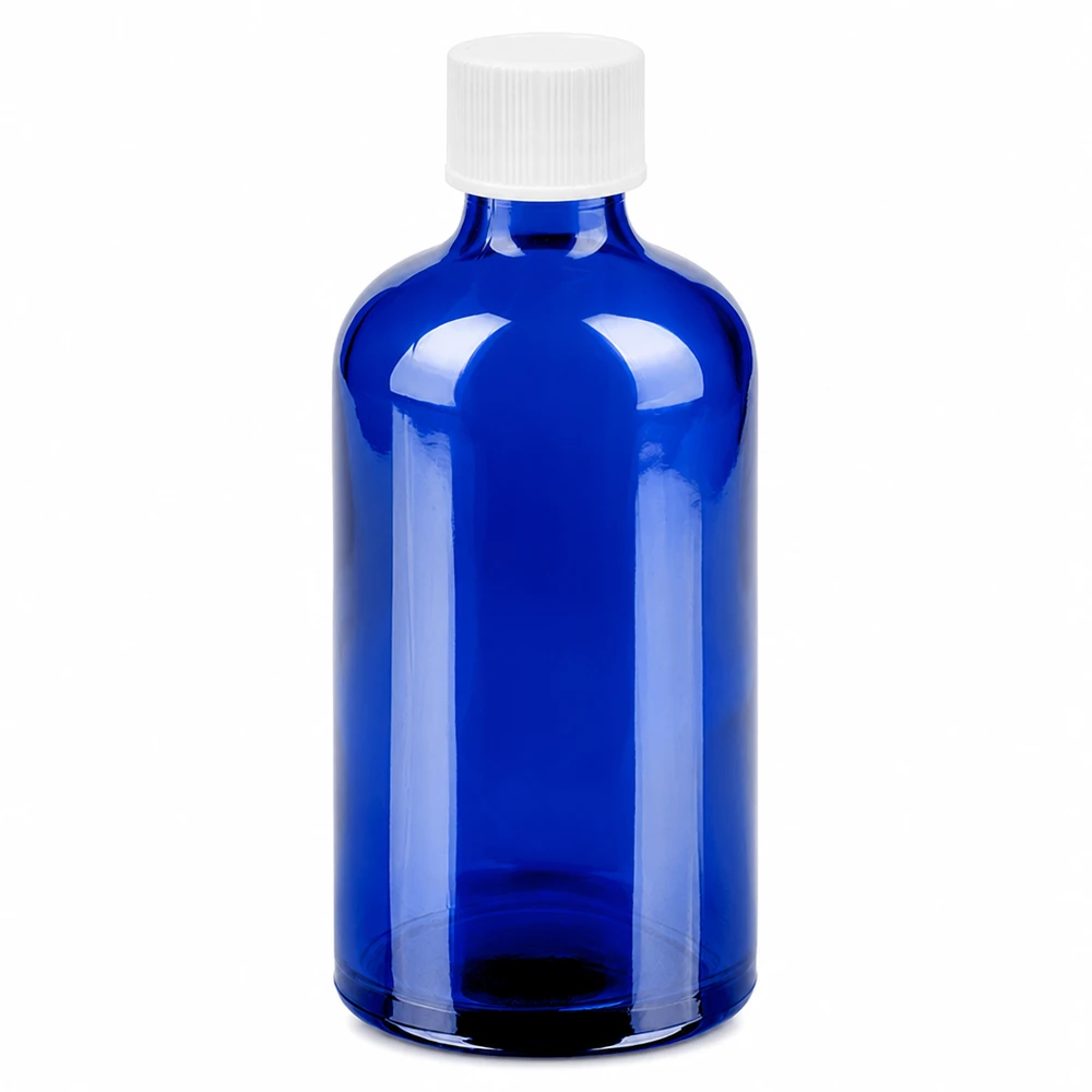 Universalflasche 100ml für Labor Pharmazie Kosmetik mit StandardverschlussSV 11mm