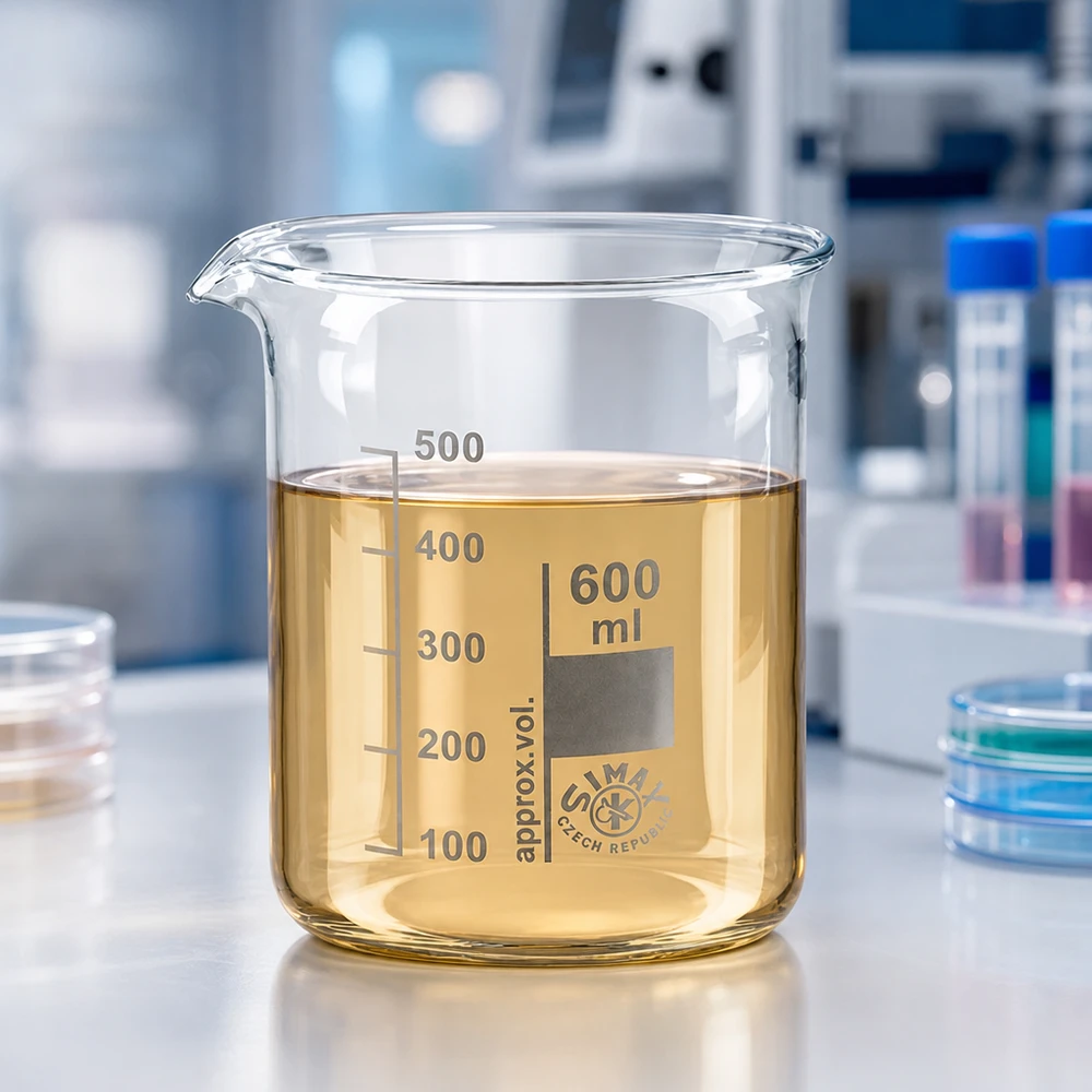 Universelles Becherglas 600ml niedrige Form aus chemikalienresistentem Borosilikatglas