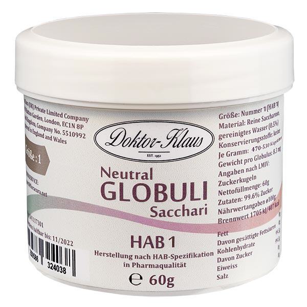 60g Neutral Globuli Gr. 1 von Doktor-Klaus 60g Neutral Globuli Gr. 1 von Doktor-Klaus