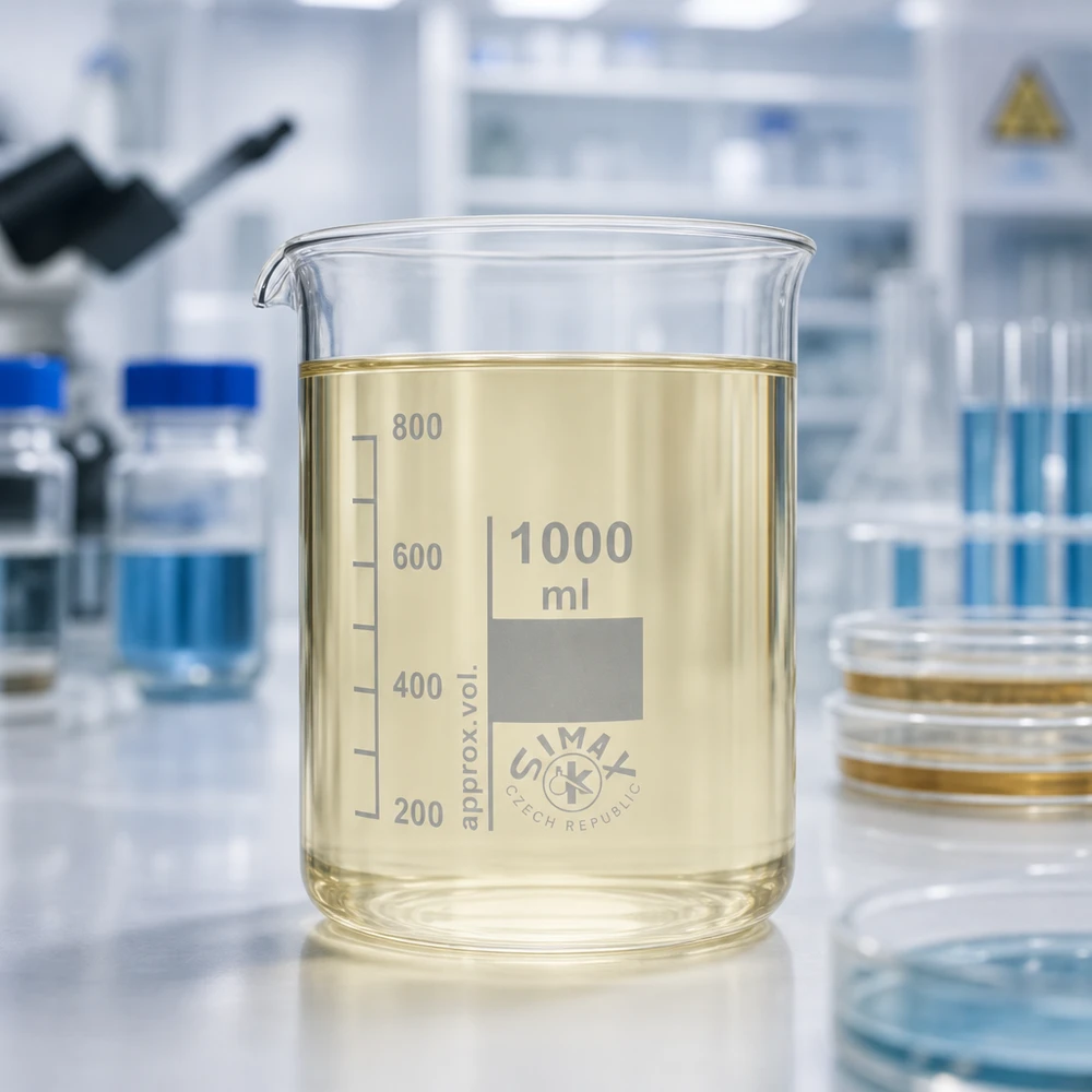 Dickwandiges Becherglas 1000ml Borosilikatglas mit Ausguss für sichere Handhabung im Labor