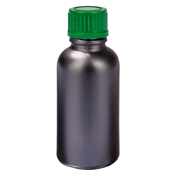 30ml Flasche 11mm Schraubverschluss grün Standard BlackLine UT18/30 30ml Flasche 11mm Schraubverschluss grün Standard BlackLine UT18/30