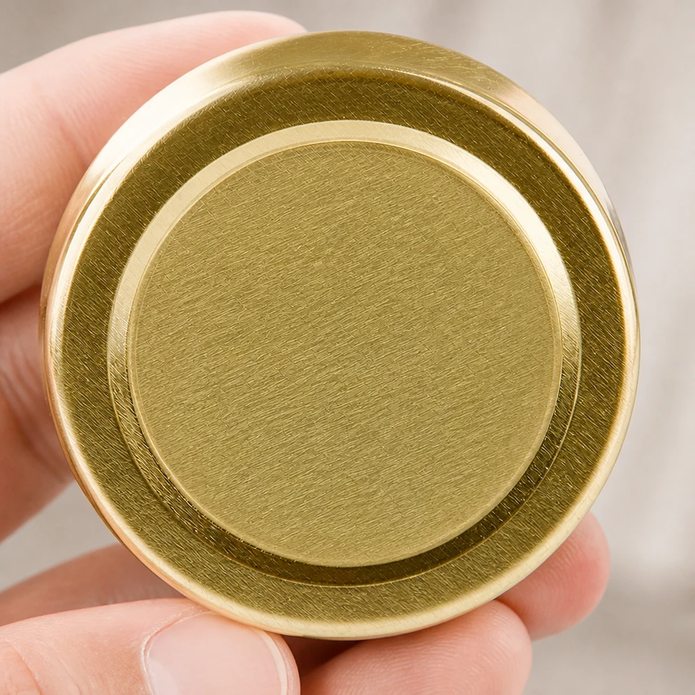58mm BasicSeal Deckel gold (TO58deep) UNiTWIST UNiTWIST TO58deep BasicSeal 58mm Deckel gold gebürstete Metalloberfläche