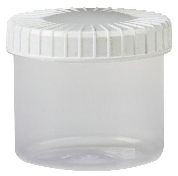Transparente Schraubdose 135 ml mit gerilltem Vers Transparente Schraubdose 135 ml mit gerilltem Vers