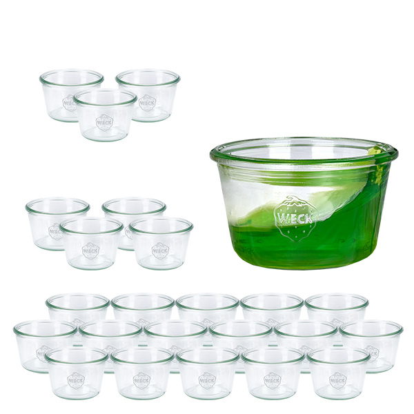 24er Set Weck Gläser 370ml Sturzgläser 24er Set Weck Gläser 370ml Sturzgläser