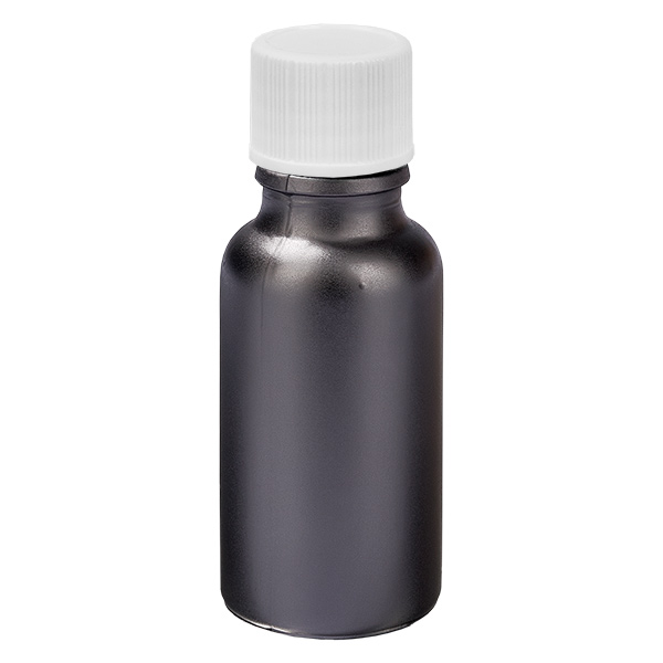 20ml Flasche 11mm Schraubverschluss weiß Standard BlackLine UT18/20