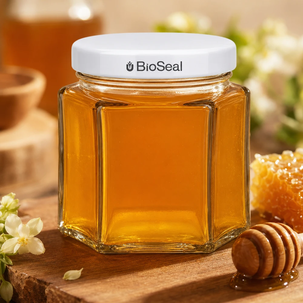 47ml Hexaglas mit BioSeal Deckel weiß UNiTWIST 47ml Hexaglas mit BioSeal Deckel weiß UNiTWIST