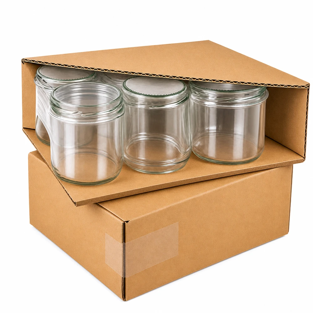 350ml Sturzglas + BasicSeal Deckel Herz rosa UNiTWIST Leere Sturzgläser 350ml in Versandkarton Verpackung Einmachgläser ohne Deckel Lieferung