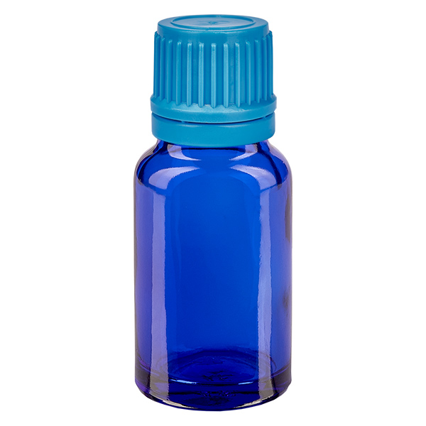 10ml Flasche 11mm Schraubverschluss blau Originalitätsverschluss BlueLine UT18/10